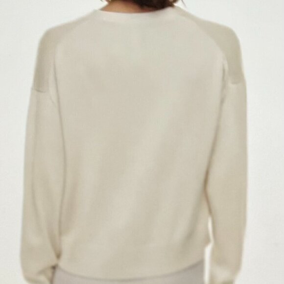 Aritizia The Group by Babaton Clarity Cardigan Silk and cashmere cardigan Size L - Picture 3 of 9